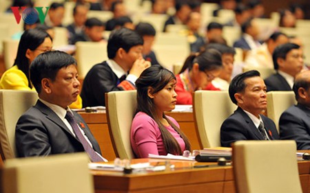 Les électeurs s’intéressent à la première session de l’Assemblée nationale (14ème législature) - ảnh 1